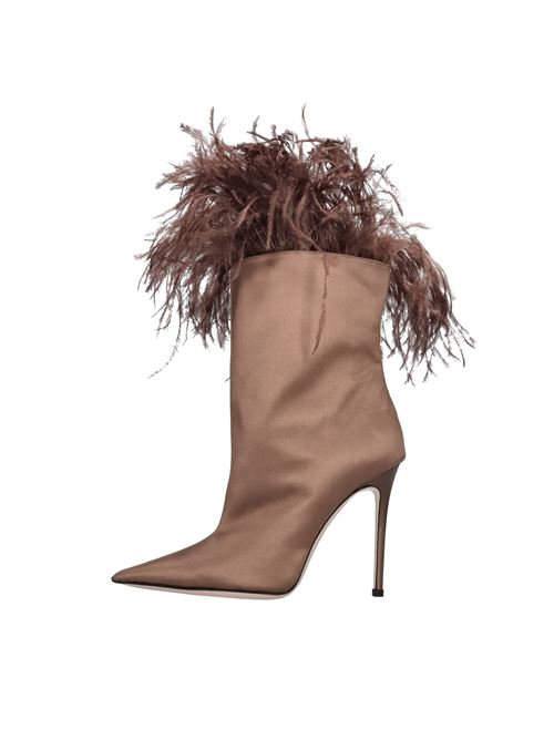 Korlan satin ankle boots GEDEBE | KORLAN SATINMARRONE